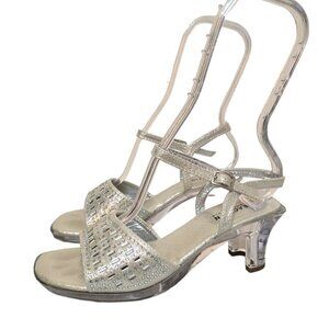 Kenneth Cole Reaction Little Girls Cinderella Shine Pump Shoe Sz 5